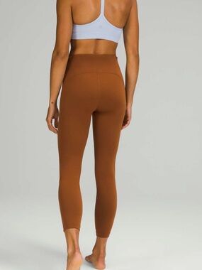 Lululemon Instill High-Rise Tight 25" in Copper Brown